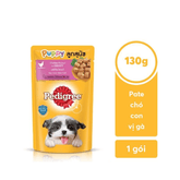 Pate Gói Cho Chó Con Pedigree Vị Gà Nấu Sốt 130g - Paddy Pet Shop
